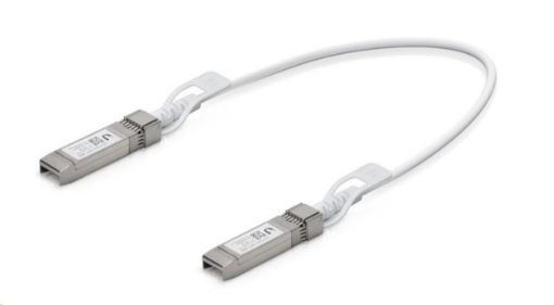 Obrázek UBNT UC-DAC-SFP28, Direct Attach Cable Patch Cable, SFP28 DAC, 25G, bílý, 0,5m