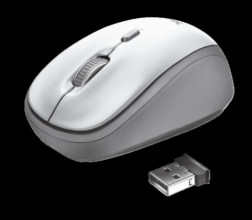 Obrázek myš TRUST Yvi FX Wireless Mouse - white