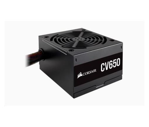 Obrázek CORSAIR zdroj, CV650 80+ Bronze, 120mm ventilátor (ATX, 650W), ventilátor dual EPS, náhrada za CP-9020211-EU