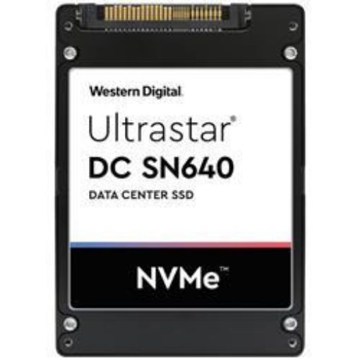 Obrázek Western Digital SN640 SSD 960GB U.2 NVMe PCIe Gen 3.1 x4, 3000/1100MB/s, 413k/44k IOPS, 0,8DWPD SE