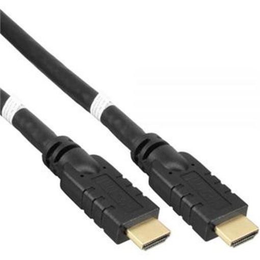 Obrázek PREMIUMCORD Kabel HDMI High Speed with Ether.4K@60Hz, se zesilovačem,15m, 3x stínění, M/M, zlacené konektory