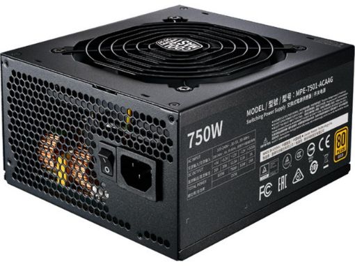 Obrázek COOLER MASTER zdroj MWE GOLD-V2 750W MODULAR 80+