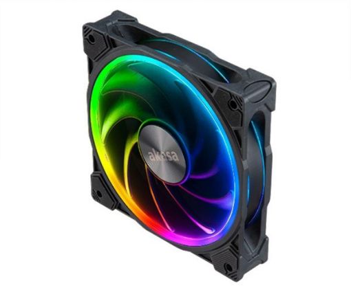 Obrázek Akasa přídavný ventilátor SOHO AR LED 12 cm RGB