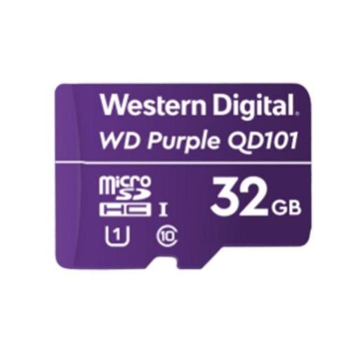 Obrázek WD MicroSDHC karta 32GB Purple WDD032G1P0C Class 10, 16TBW