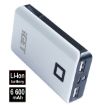 Obrázek iGET Power B-6600 Power banka 6600 mAh, 2x USB, Li-ion,  LED indikátor, tlačítko ON/OFF, ochrana MCU