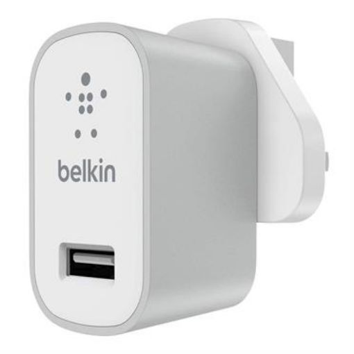 Obrázek BELKIN MIXIT Metallic USB nabíječka 2.4A, stříbrná