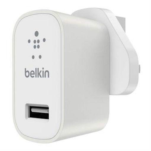 Obrázek BELKIN MIXIT Metallic USB nabíječka 2.4A, bílá