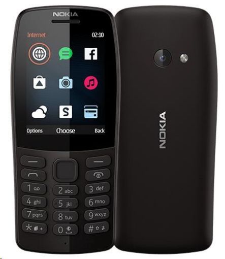 Obrázek Nokia 210 Dual SIM Black 2019