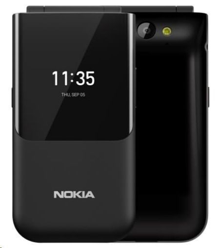 Obrázek Nokia 2720 Flip, Dual SIM, véčko, Black 2019