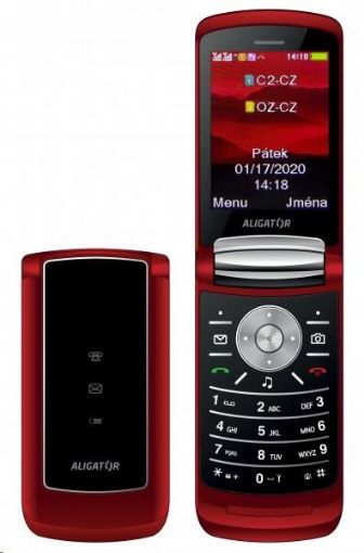 Obrázek Aligator DV800 Dual SIM, červená