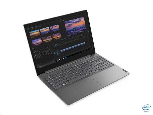 Obrázek LENOVO NTB V15-IIL - i3-1005G1@1.2GHz,15.6" FHD,8GB,256SSD,noDVD,HDMI,čt.pk,cam,Intel UHD,Bez OS,2r carryin,šedá