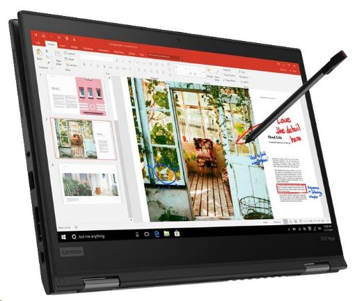 Obrázek LENOVO NTB ThinkPad X13 Yoga 1gen - i5-10210U@1.6GHz,13.3" FHD IPS touch,8GB,512SSD,HDMI,ThB,camIR,backl,LTE,W10P,3r on