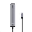 Obrázek Baseus Mechanical Eye chytrý HUB 6v1 USB-C (USB-C, 3* USB 3.0, 4KHDMI, LAN RJ45), šedá