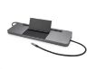 Obrázek iTec USB-C Metal Ergonomic 4K 3x Display Docking Station, Power Delivery 85 W + i-tec Universal Charger 112 W