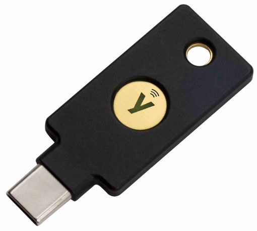 Obrázek YubiKey 5C NFC - USB-C, klíč/token s vícefaktorovou autentizaci (NFC), podpora OpenPGP a Smart Card (2FA)