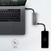 Obrázek AXAGON HMC-4G2 USB-C 3.2 Gen 2 10 Gbps hub w. 2x USB-A + 2x USB-C, 13cm USB-C cable