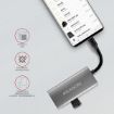 Obrázek AXAGON HMC-4G2 USB-C 3.2 Gen 2 10 Gbps hub w. 2x USB-A + 2x USB-C, 13cm USB-C cable