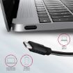 Obrázek AXAGON HMC-4G2 USB-C 3.2 Gen 2 10 Gbps hub w. 2x USB-A + 2x USB-C, 13cm USB-C cable