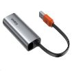 Obrázek Baseus Steel Cannon Series adaptér USB A Gigabit LAN RJ45 adaptér, šedá