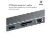 Obrázek Baseus Enjoyment Series dock USB-C (USB-C PD, 3*USB 3.0, 2*4KHDMI, VGA, RJ45, 3,5mm, microSD/SD čt.), šedá