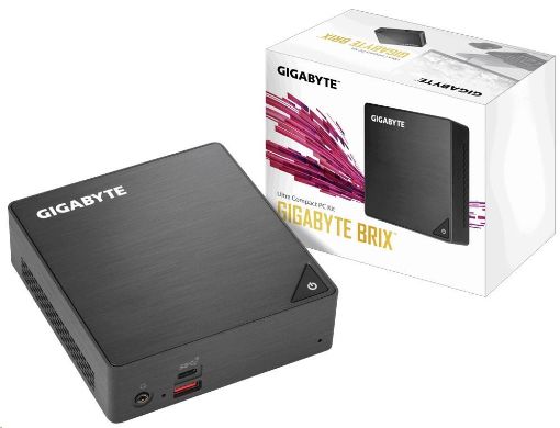 Obrázek GIGABYTE BRIX GB-BRi7-8550, Intel i7-8550U, 2xSODIMM DDR4, VGA