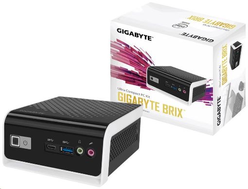 Obrázek GIGABYTE BRIX GB-BLCE-4105C, Intel J4105, 1xSODIMM DDR4, VGA