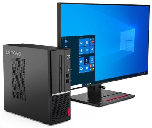 Obrázek LENOVO PC V50s SFF - Pentium G6400@4.0GHz,4GB,1TB HDD,noDVD,HDMI,VGA,kl.+mys,W10P,1y onsite