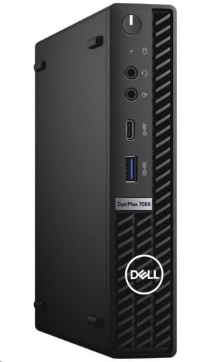 Obrázek DELL PC OptiPlex 7080 MFF/Core i7-10700T/16GB/256GB SSD/Integrated/TPM/WLAN + BT/Kb/Mouse/W10Pro/vPro/3Y ProSpt