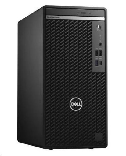 Obrázek DELL PC OptiPlex Opti 5080 MT/Core i7-10700/16GB/256GB SSD/Integrated/TPM/DVD RW/Kb/Mouse/260W/W10Pro/3Y ProSpt