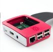 Obrázek Raspberry Pi oficiální krabička pro Raspberry Pi 3B+, malinovo-bílá