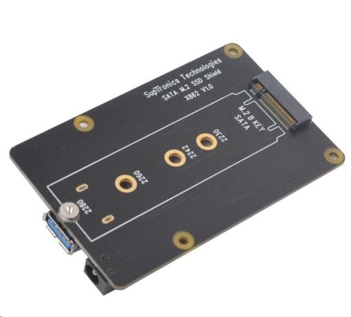 Obrázek Suptronics přídavná deska X862 M.2 NGFF SATA SSD Shield