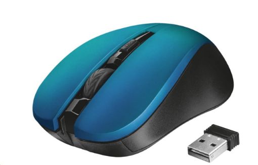 Obrázek TRUST myš Mydo Silent Click Wireless Mouse - blue