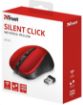 Obrázek TRUST myš Mydo Silent Click Wireless Mouse - red