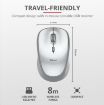 Obrázek TRUST Myš Yvi Wireless Mouse - white