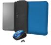 Obrázek TRUST myš + obal na notebook Yvo Reversible 15.6” Laptop Sleeve and Wireless Mouse - Blue