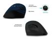 Obrázek CONNECT IT FOR HEALTH ergonomická vertikální myš, (+ 1x AA baterie zdarma), bezdrátová, modrá