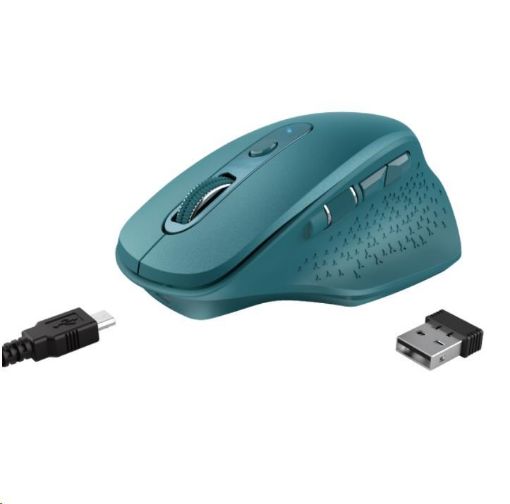 Obrázek TRUST bezdrátová Myš Ozaa Rechargeable Wireless Mouse - blue