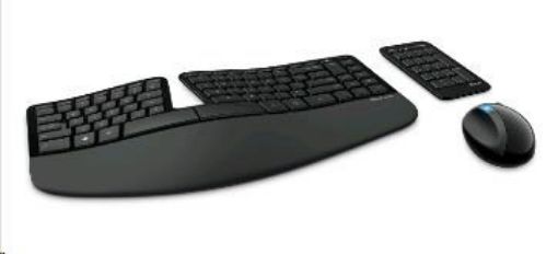 Obrázek Microsoft Desktop Sculpt Ergonomic, English, Black