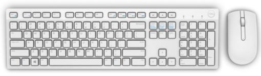 Obrázek Dell Wireless Keyboard and Mouse-KM636 - US International (QWERTY) - White