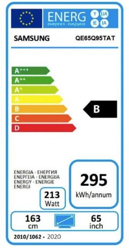 Obrázek SAMSUNG QE65Q95T  65" QLED 4K TV Série Q95T (2020) 3 840 × 2 160