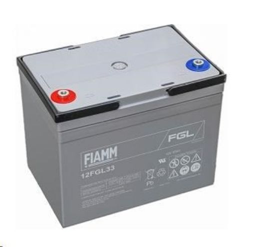 Obrázek Baterie - Fiamm 12 FGL33 (12V/33Ah - M6)  životnost 10let