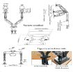 Obrázek Kancelářský držák Fiber Mounts 836F160