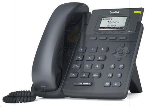 Obrázek Yealink SIP-T19P E2 IP telefon, 2,3" 132x64 LCD, 2x 10/100, PoE, 1x SIP, bez adaptéru