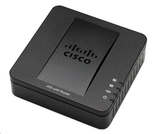 Obrázek Cisco SPA122, 2-Port Phone Adapter, 2xFXS, 1xLAN, 1xWAN port, SIP, REFRESH