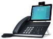 Obrázek Yealink VP59 IP telefon, 8" 1280x800 LCD, 2x 10/100/1000, Wi-Fi, Bluetooth, FHD kamera, PoE, 16xSIP, 2xUSB, bez adaptéru