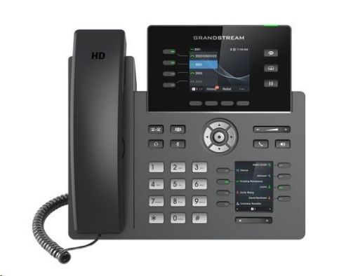 Obrázek Grandstream GRP2614 [VoIP telefon - 4x SIP účet, HD audio, 24 prog.tl+4 předvoleb, 2xLAN 1Gbps, WiFi, Bluetooth, PoE]