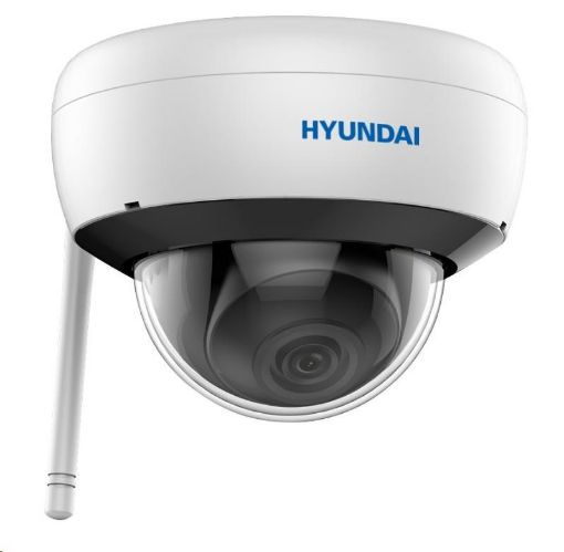 Obrázek HYUNDAI IP kamera 2Mpix, H.265+, 25 sn/s, obj. 2,8mm (110°), DC12V, audio in, IR 30m, IR-cut,Wi-Fi, WDR digit, mSD, IP66