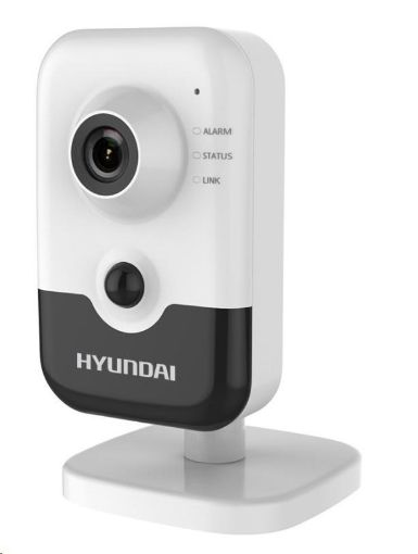 Obrázek HYUNDAI IP kamera 4Mpix, H.265+, 25 sn/s, obj. 2,8mm (100°), PoE,audio, IR 10m, IR-cut,Wi-Fi,WDR 120dB, microSD, analyt