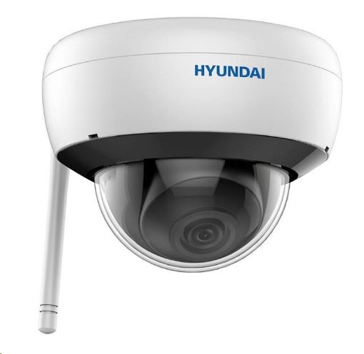 Obrázek HYUNDAI IP kamera 4Mpix, H.265+, 20 sn/s, obj. 2,8mm (100°), DC12V, audio in, IR 30m, IR-cut,Wi-Fi, WDR digit, mSD, IP66