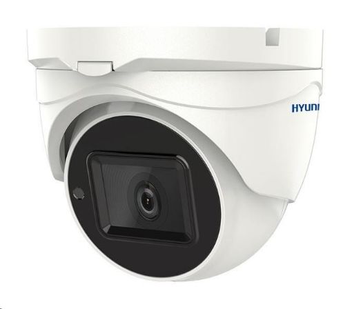 Obrázek HYUNDAI analog kamera, 5Mpix, 20 sn/s, obj. 2,7-13,5mm (95°), HD-TVI, DC12V/PoC, IR 40m, IR-cut, WDR digit., IP67